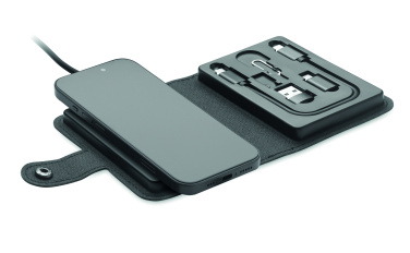 Logo trade promotional merchandise picture of: 4 in 1 cable connector set 15W